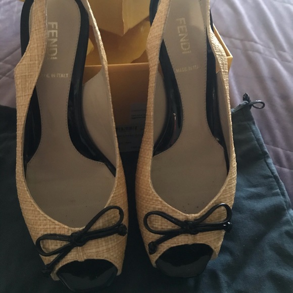 Fendi shoes size 6 1/2 - Picture 1 of 10